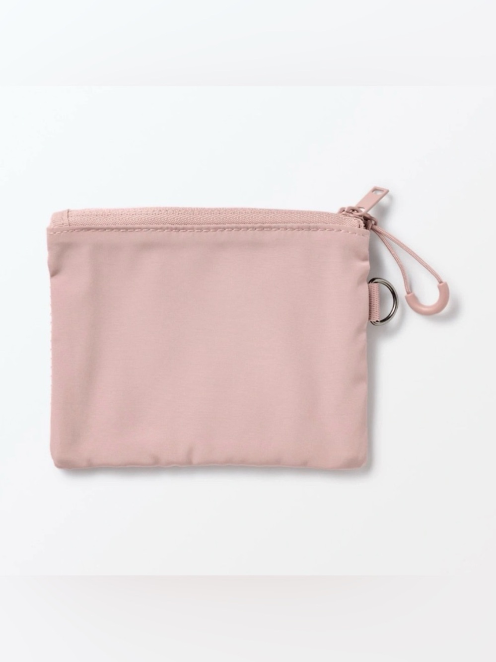 💝 Muji Polyester Two Zipper Case_Small_Pink_NWT 💝 - Picture 2 of 6